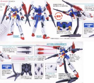 HG GUNDAM AGE 1/144 GUNDAM AGE 2 DOUBLE BULLET - Nº 17 - Imagen 10