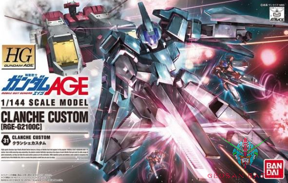 HG GUNDAM AGE 1/144 CLANCHE CUSTOM - Nº 31 - Imagen 6