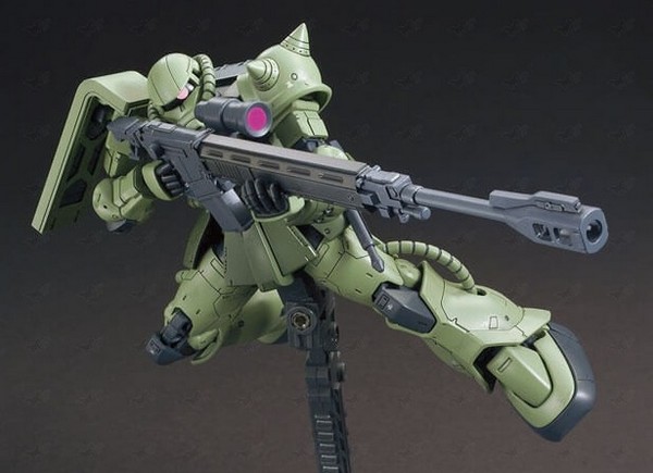 HG GUNDAM THE ORIGIN 1/144 MS-06C ZAKU II TYPE C / TYPE C-5 - Nº 016 - Imagen 10