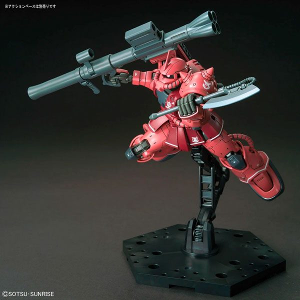HG GUNDAM THE ORIGIN 1/144 MS-06S ZAKU II RED COMET VER - Nº 024 - Imagen 13