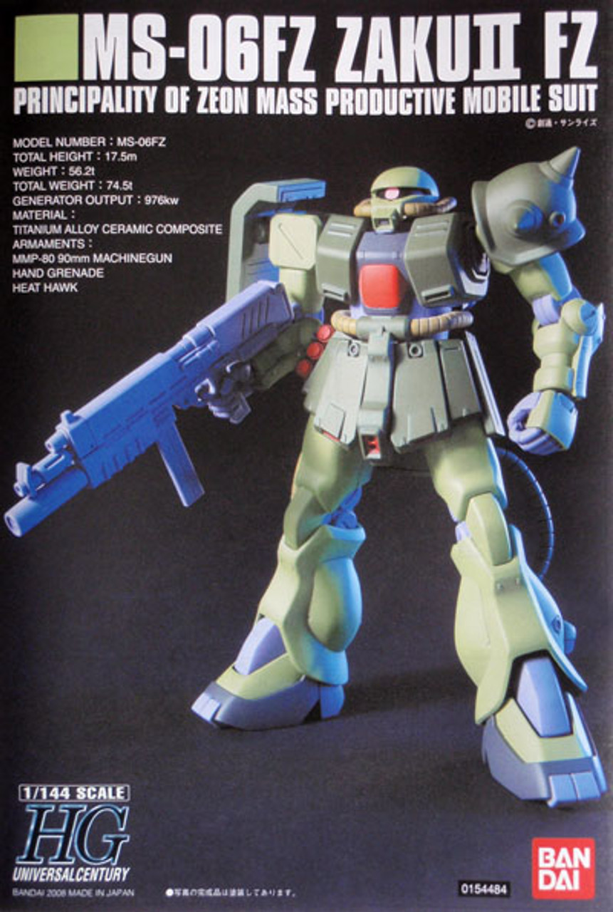 HGUC 1/144 MS-06FZ ZAKU II FZ - Nº 087 - Imagen 10