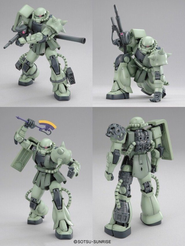 MG 1/100 MS-06J ZAKU II VER 2.0 - Nº 097 - Imagen 6