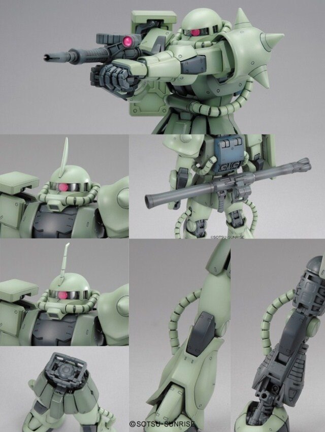 MG 1/100 MS-06J ZAKU II VER 2.0 - Nº 097 - Imagen 5