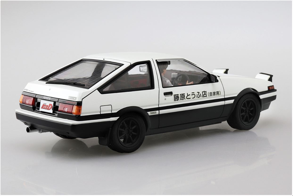 INITIAL D 1/24 FUJIWARA TAKUMI AE86 TRUENO WITH FIGURE Nº 14 - Imagen 3
