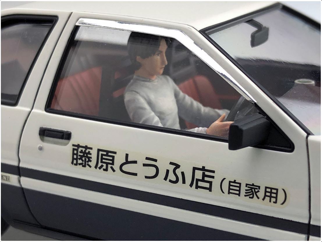 INITIAL D 1/24 FUJIWARA TAKUMI AE86 TRUENO WITH FIGURE Nº 14 - Imagen 4