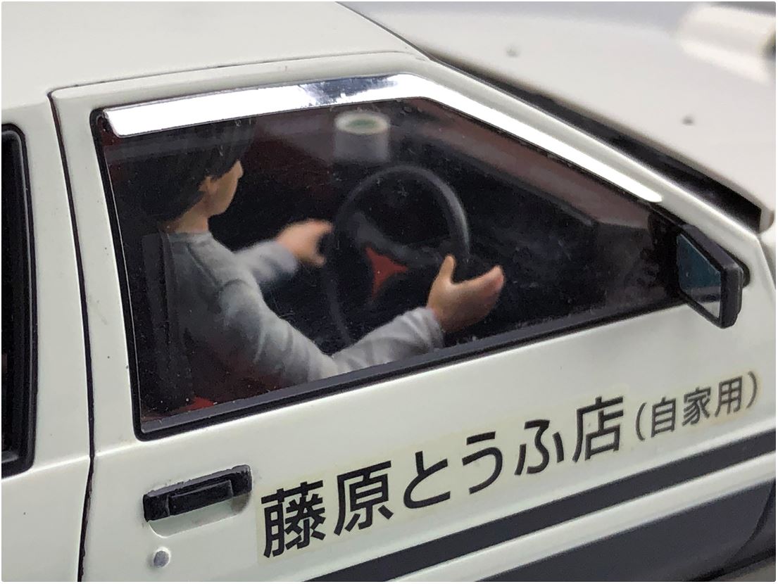 INITIAL D 1/24 FUJIWARA TAKUMI AE86 TRUENO WITH FIGURE Nº 14 - Imagen 5