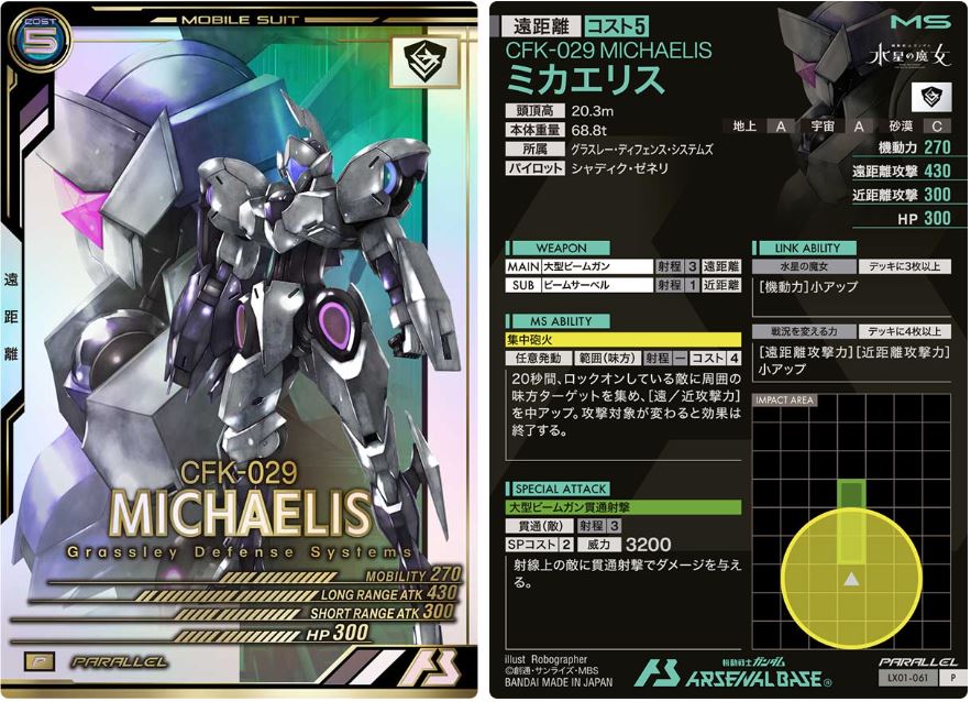 CARTA PROMOCIONAL ARSENAL BASE CFK-209 MICHAELIS - Nº LX01-061-P