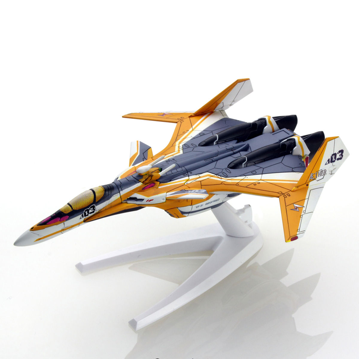 MECHA COLLECTION MACROSS VF-31E SIEGFRIED FIGHTER MODE (CHUCK MUSTANG USE) - Nº 05 - Imagen 2