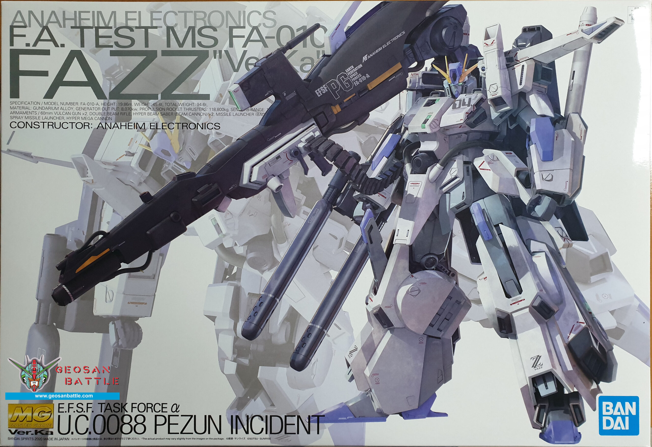 MG 1/100 FA-010A FAZZ VER KA - Nº 213 - Imagen 12