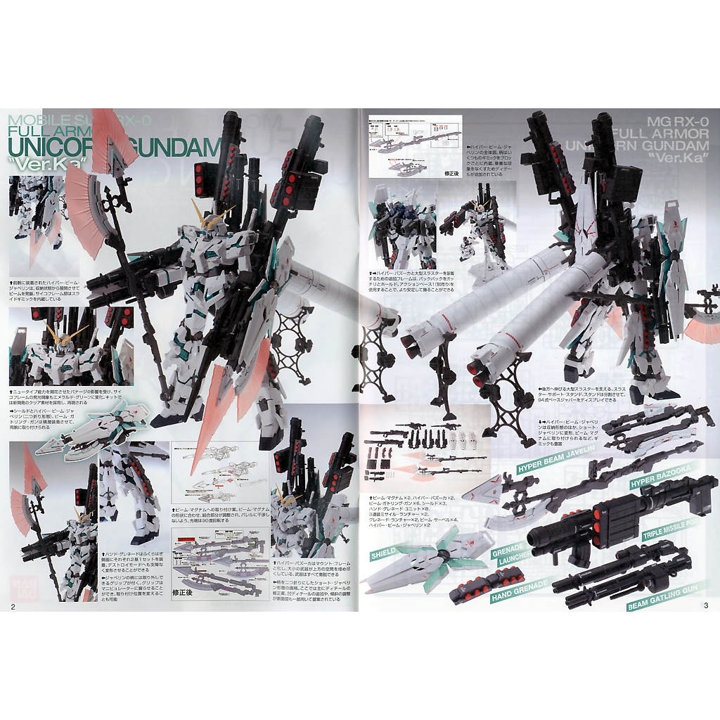 MG 1/100 FULL ARMOR UNICORN GUNDAM VER KA - Nº 150 - Imagen 18