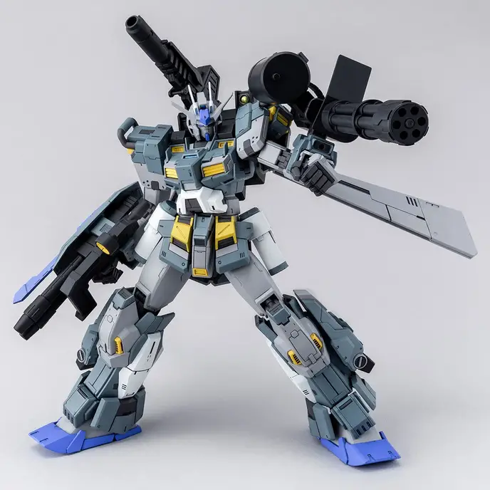 P-BANDAI MG BUILD DIVERS GENIUS HEAD LINE 1/100 GUNDAM STORMBRINGER P.F. - Imagen 5