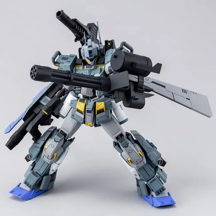 P-BANDAI MG BUILD DIVERS GENIUS HEAD LINE 1/100 GUNDAM STORMBRINGER P.F. - Imagen 8