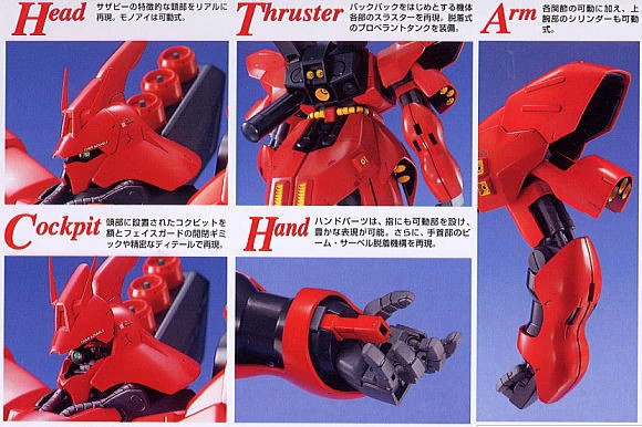 MG 1/100 MSN-04 SAZABI - Nº 029 - Imagen 6