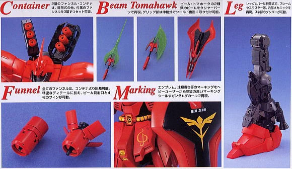 MG 1/100 MSN-04 SAZABI - Nº 029 - Imagen 7