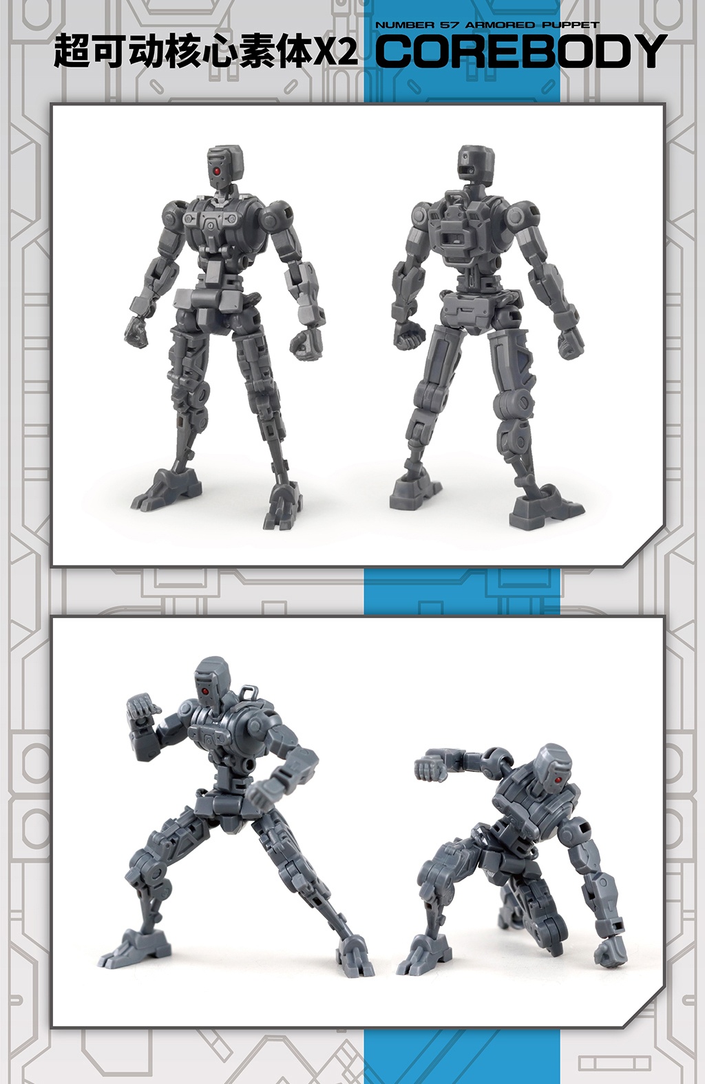 NUMBER 57 ARMORED PUPPET CORE BODY + DIORAMA SET B1-02 - Imagen 7