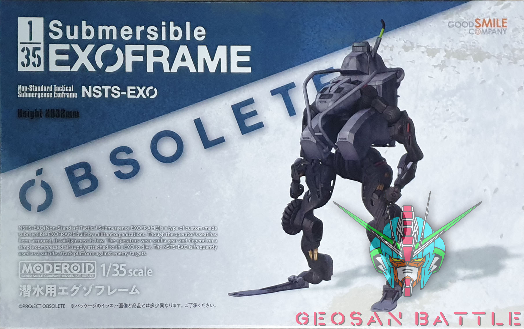 MODEROID 1/35 SUBMERSIBLE EXOFRAME NSTS-EXO - Imagen 7