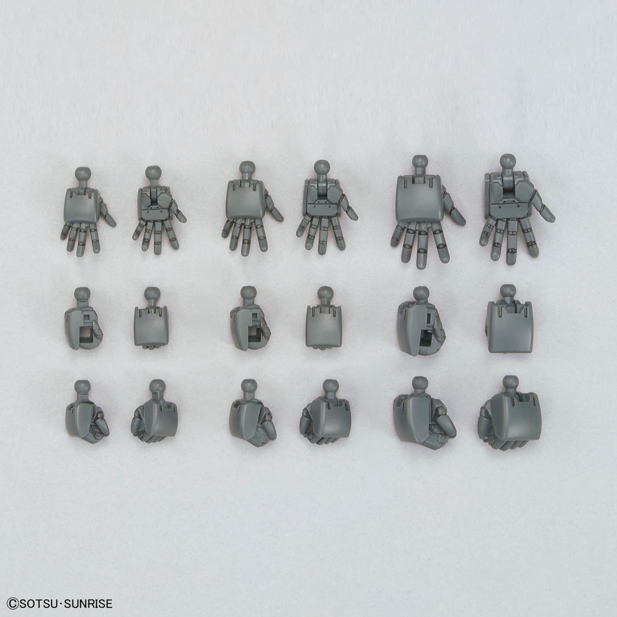 GUNDAM OPTION PARTS SET GUNPLA 04 1/144 (BUILD HANDS ROUND SHAPE) - Imagen 2