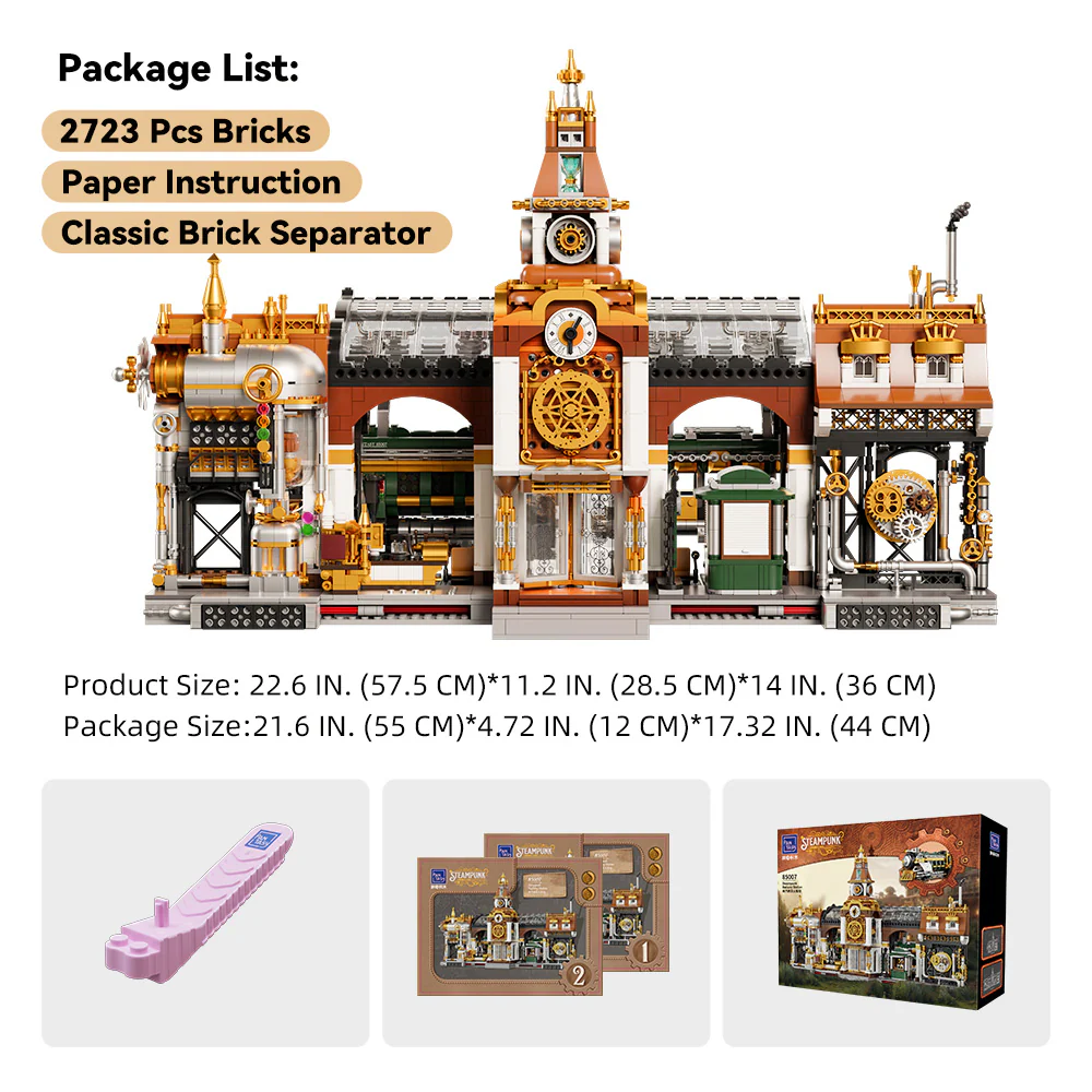 PANTASY STEAMPUNK SERIES: RAILWAY STATION - Imagen 6