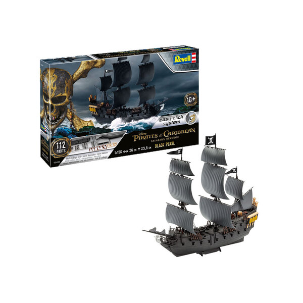 1/150 PIRATAS DEL CARIBE LA PERLA NEGRA - Imagen 4