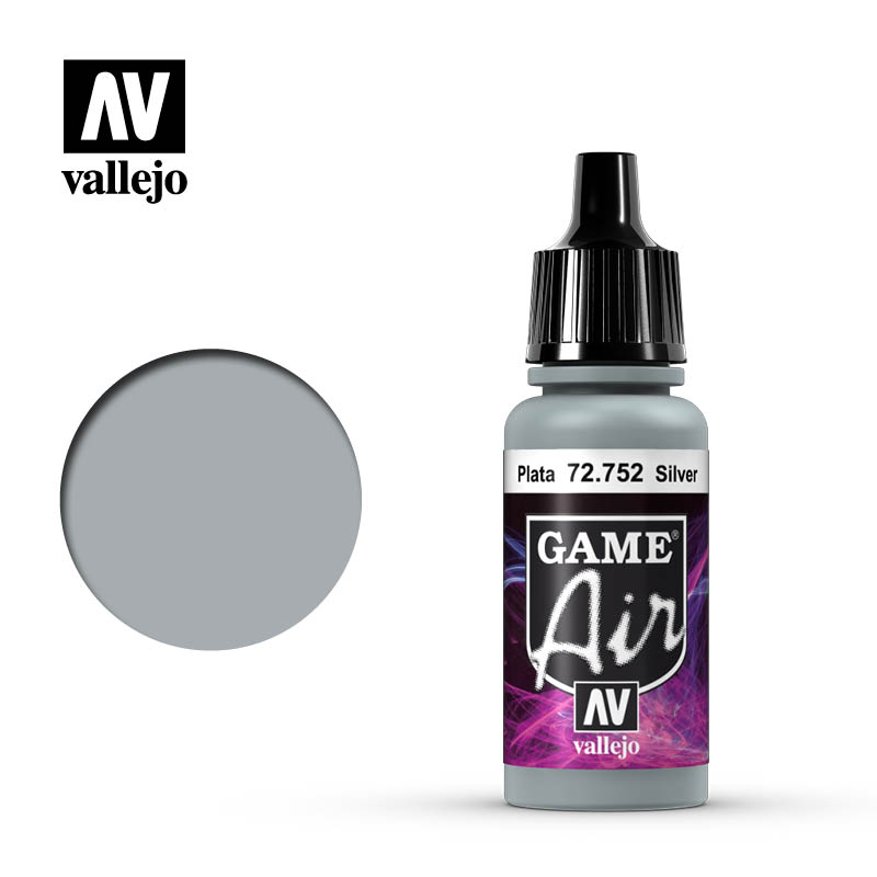 Plata Game Air Metálicos Vallejo 72752