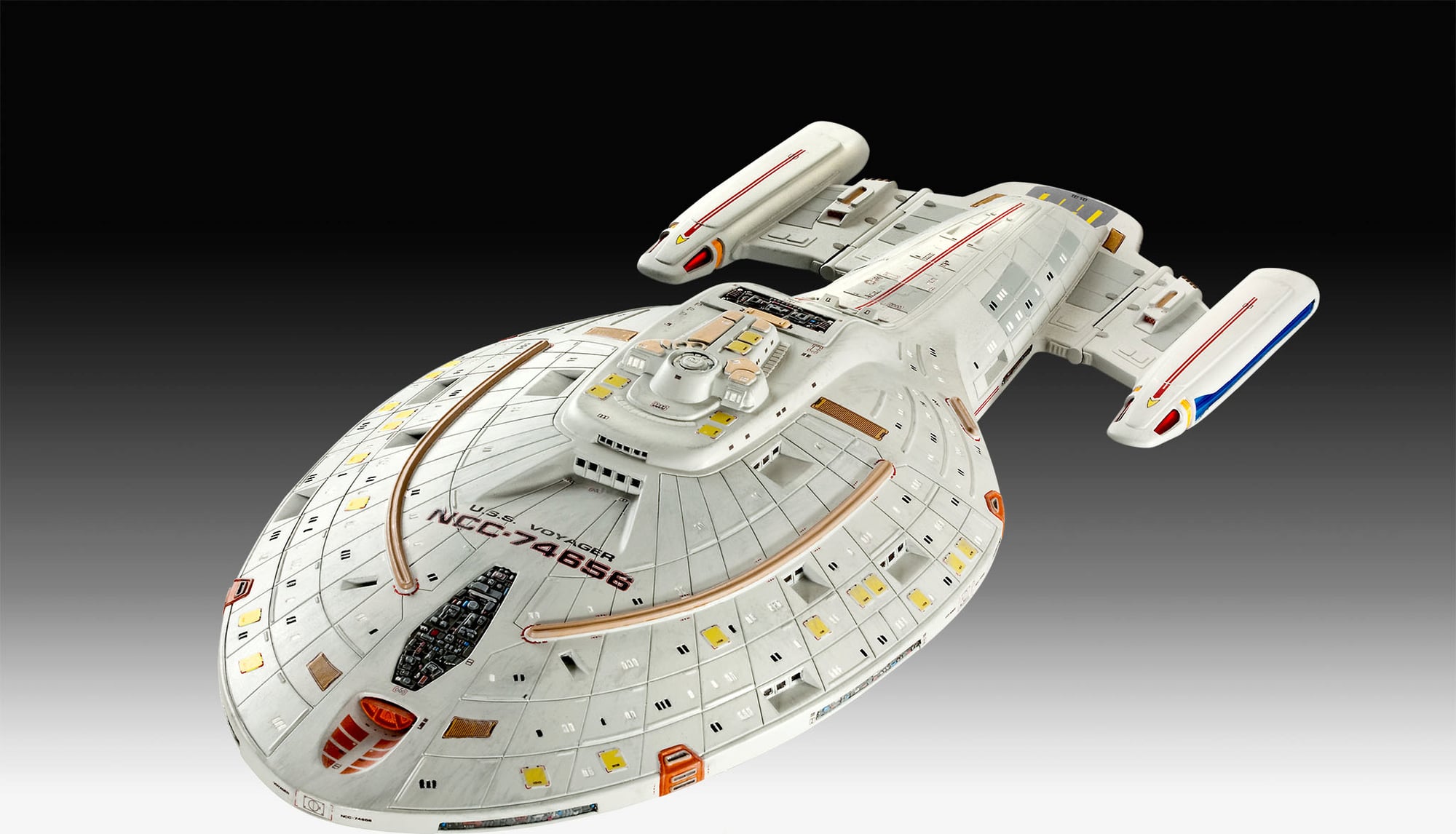 STAR TREK U.S.S. VOYAGER REVELL 1/670 - Imagen 4