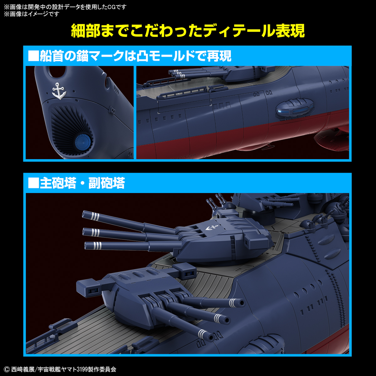 1/1000 SPACE BATTLESHIP YAMATO 3199 - Imagen 16