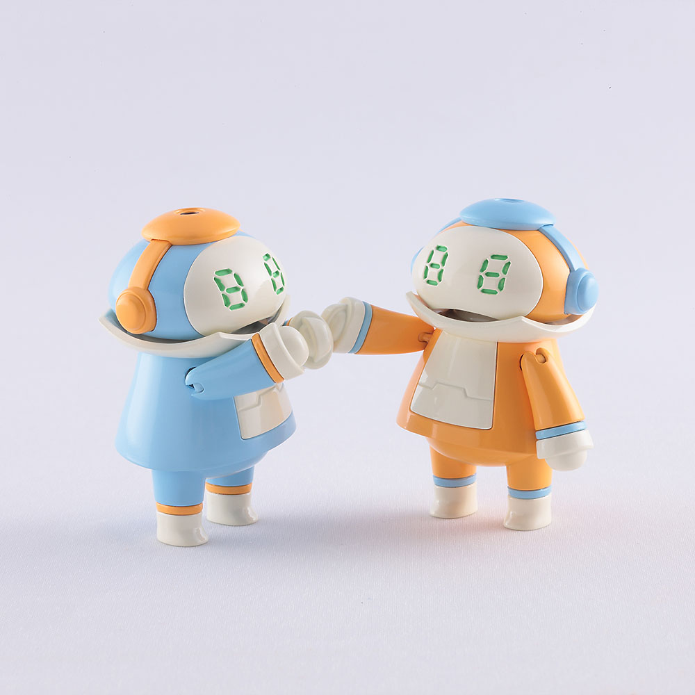 SMALL MECHATRONICS MATE NO.01 "LIGHT BLUE & ORANGE" - Imagen 5