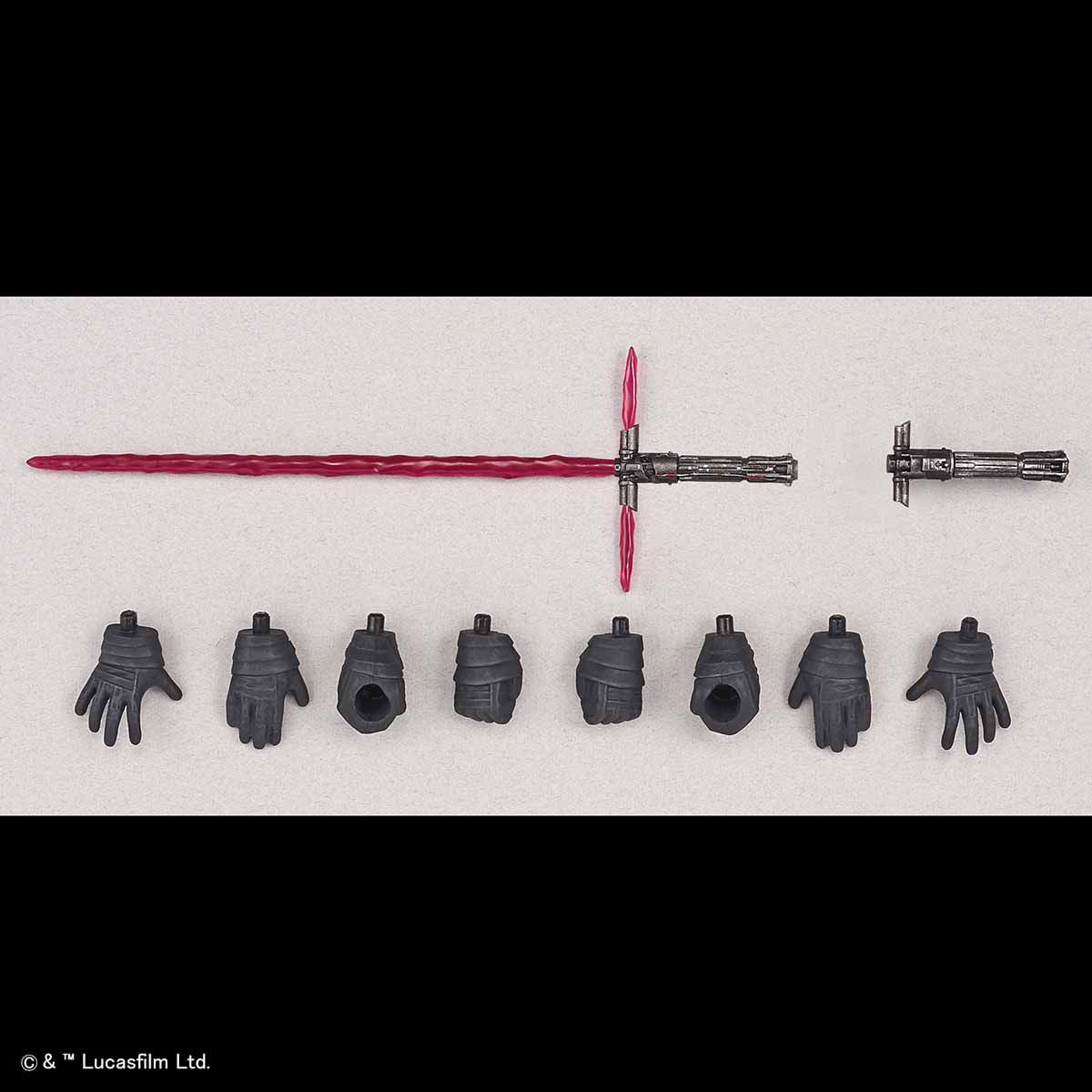 STAR WARS 1/12 KYLO REN (RISE OF SKYWALKER) MODEL KIT - Imagen 10