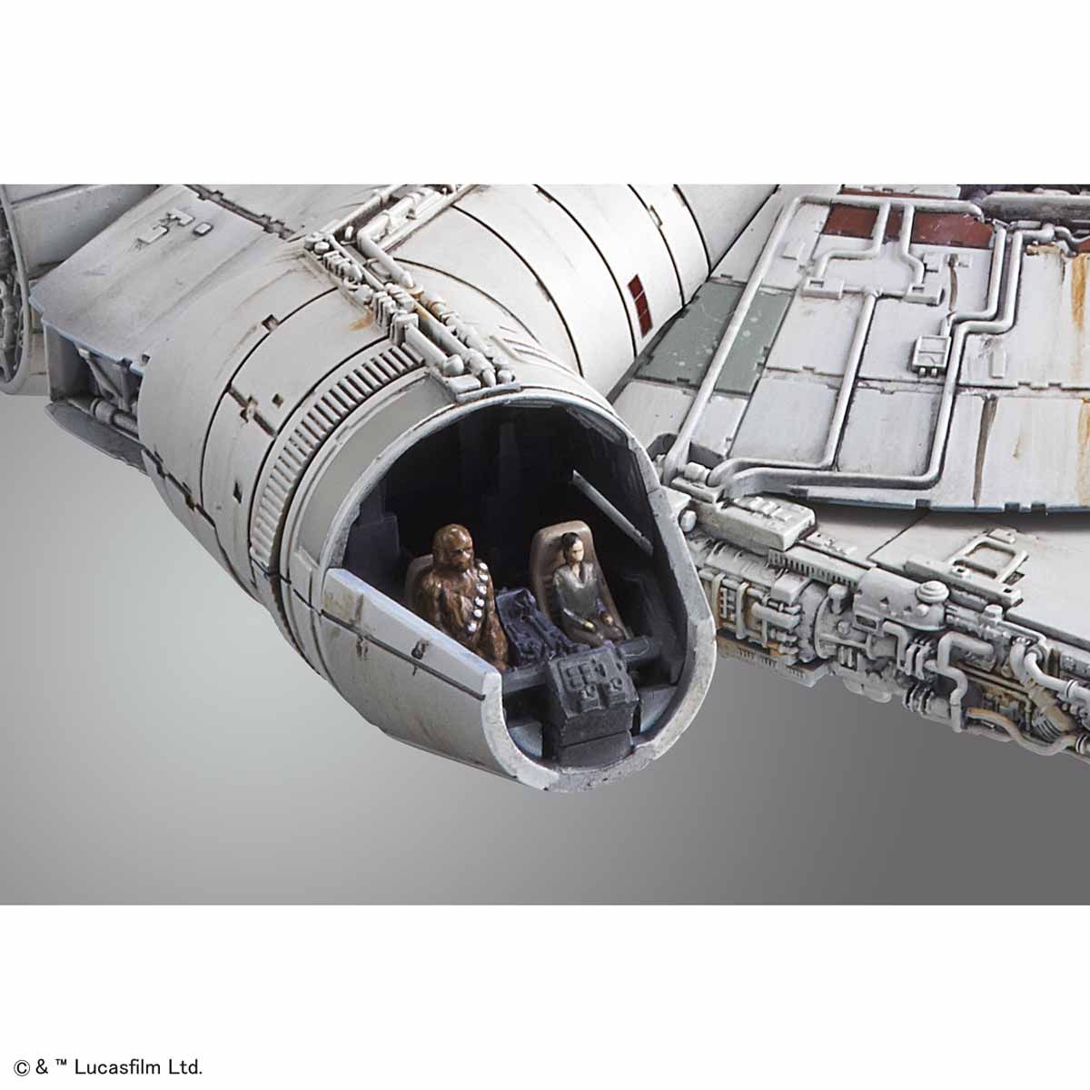 STAR WARS 1/144 MILLENNIUM FALCON (THE LAST JEDI) - Imagen 10