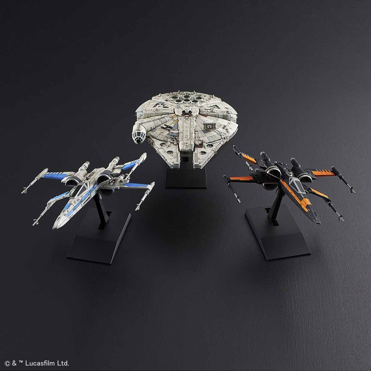 STAR WARS 1/144 & 1/350 RESISTANCE VEHICLE SET MODEL KIT - Imagen 2