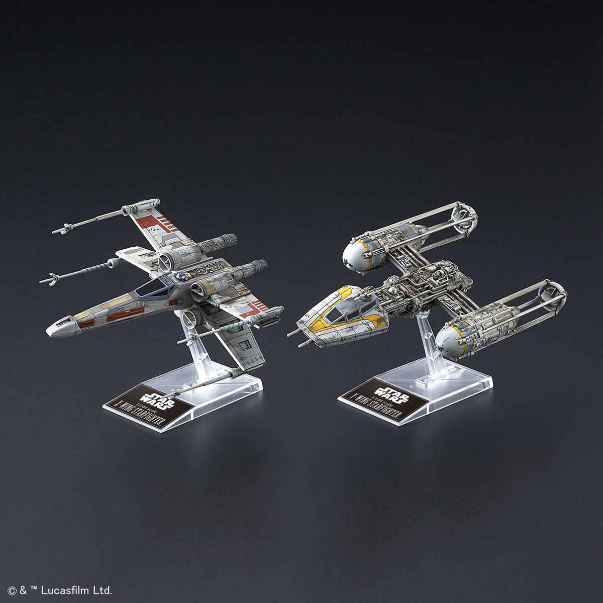STAR WARS 1/144 X-WING STARFIGHTER & Y-WING STARFIGHTER MODEL KIT - Imagen 2