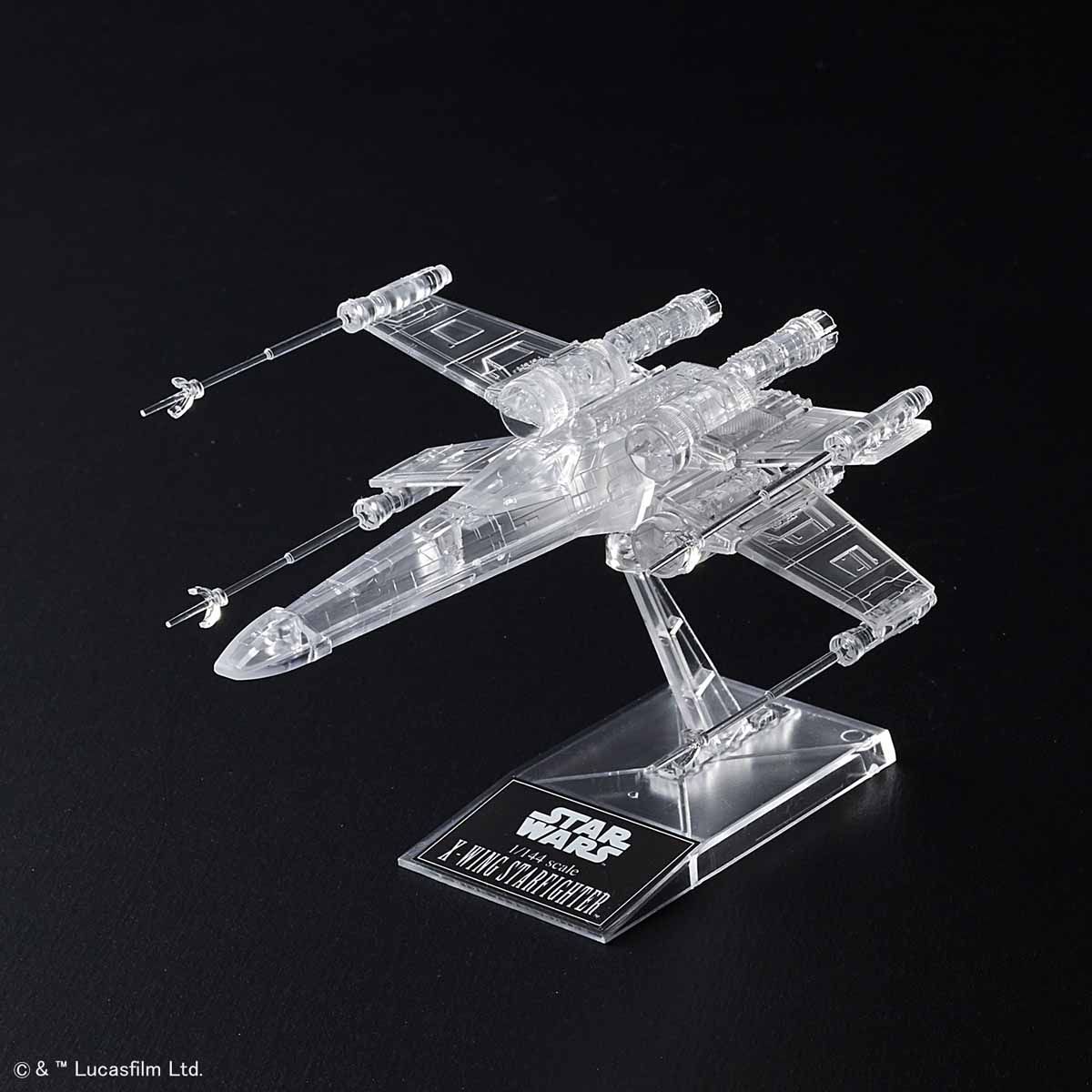 STAR WARS 1/144 & 1/350 & 1/2700000 RETURN OF THE JEDI CLEAR VEHICLE SET MODEL KIT - Imagen 6
