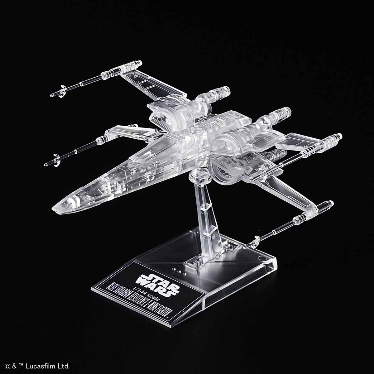 STAR WARS 1/144 & 1/350 & 1/540 THE LAST JEDI CLEAR VEHICLE SET MODEL KIT - Imagen 11