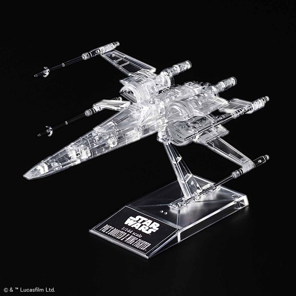 STAR WARS 1/144 & 1/350 & 1/540 THE LAST JEDI CLEAR VEHICLE SET MODEL KIT - Imagen 5