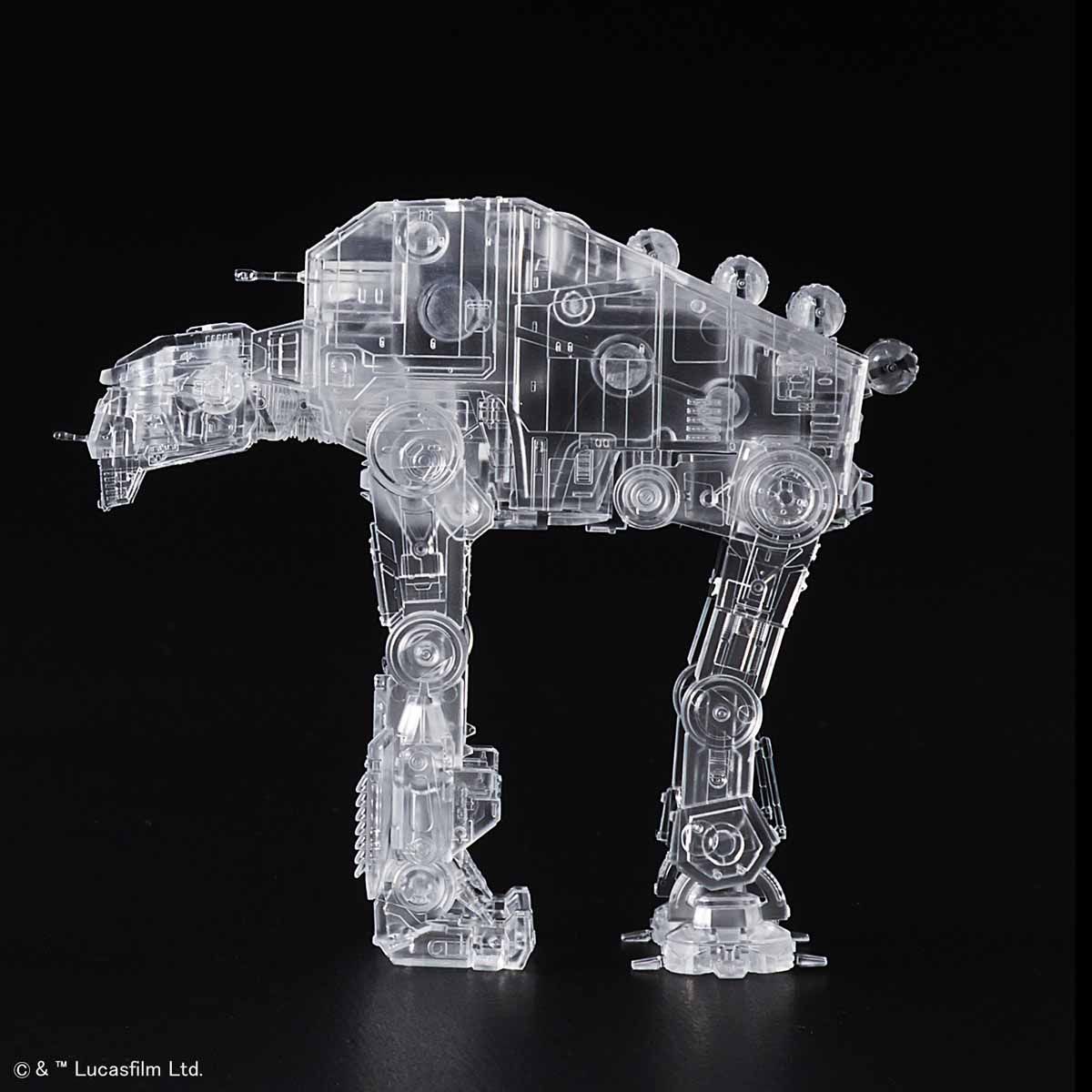 STAR WARS 1/144 & 1/350 & 1/540 THE LAST JEDI CLEAR VEHICLE SET MODEL KIT - Imagen 8