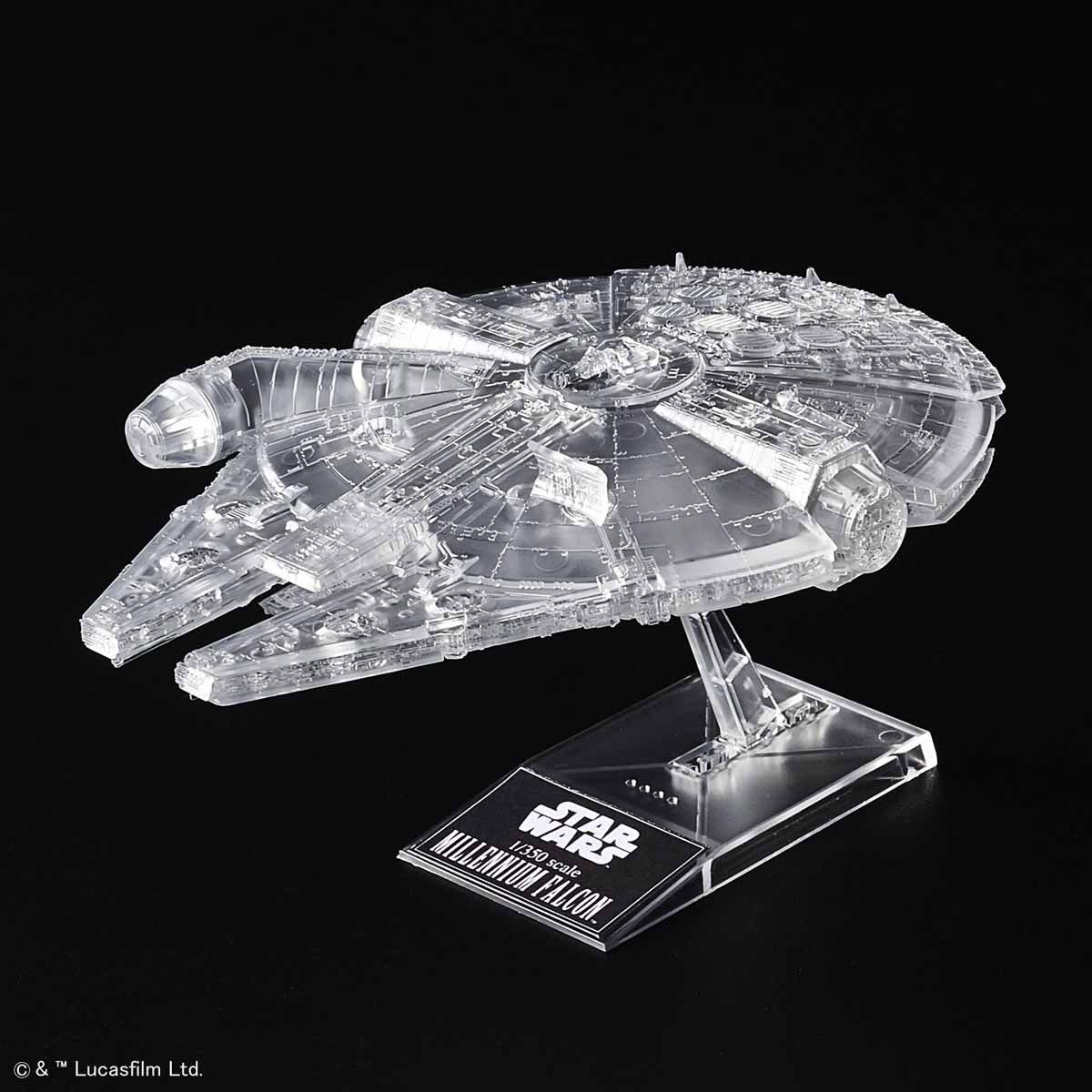 STAR WARS 1/144 & 1/350 & 1/540 THE LAST JEDI CLEAR VEHICLE SET MODEL KIT - Imagen 9