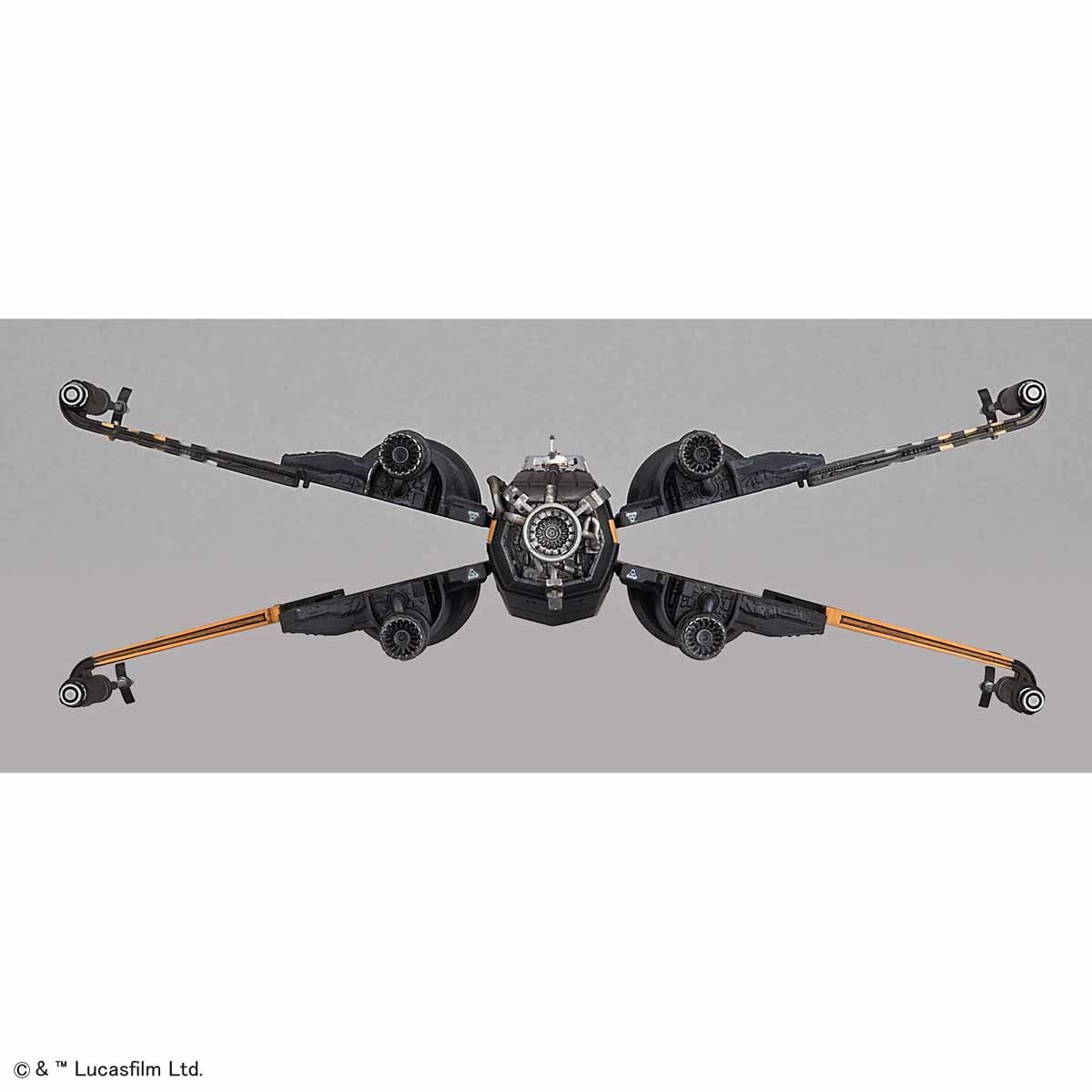 STAR WARS 1/72 POE DAMERON'S BOOSTED X-WING FIGHTER MODEL KIT - Imagen 11