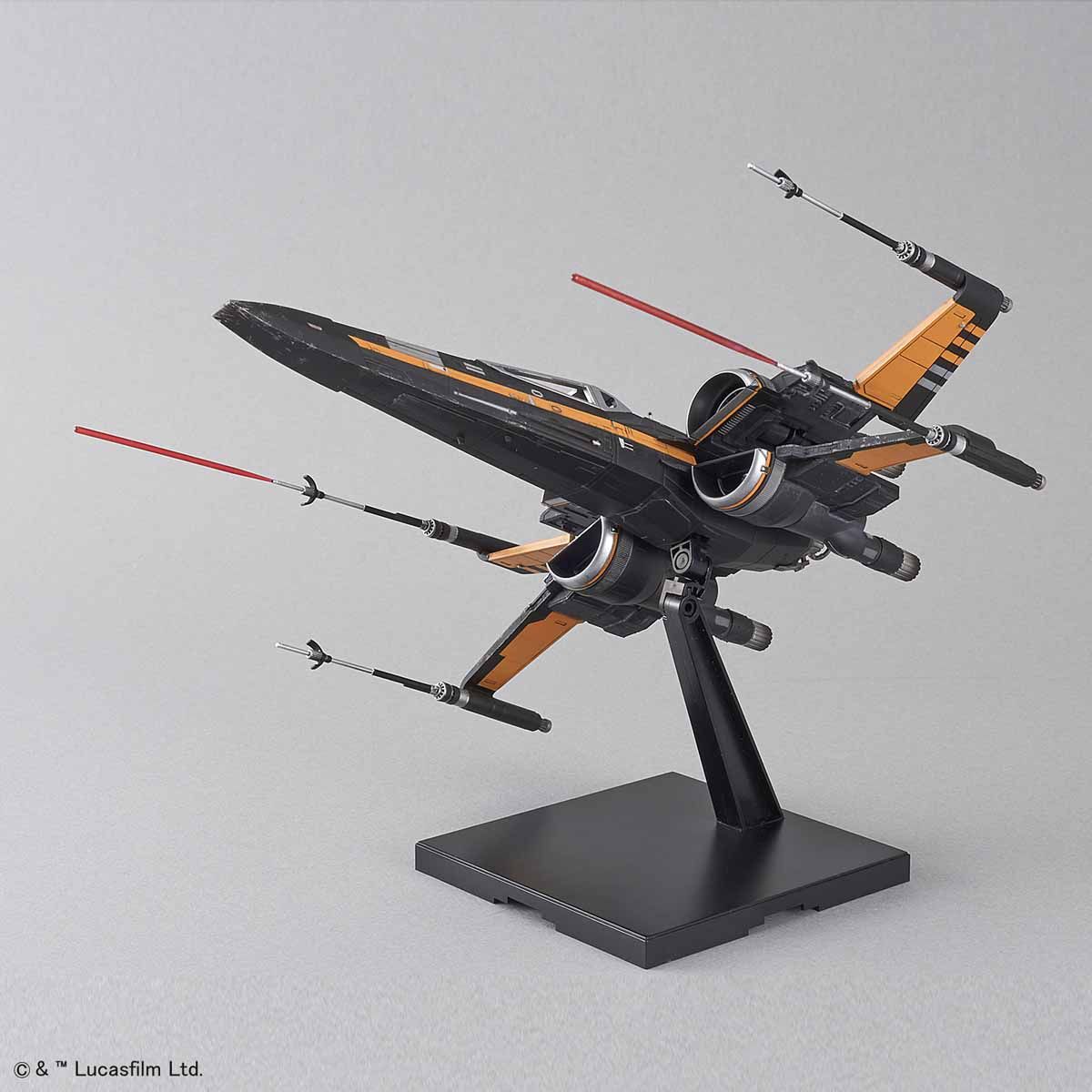 STAR WARS 1/72 POE DAMERON'S BOOSTED X-WING FIGHTER MODEL KIT - Imagen 3
