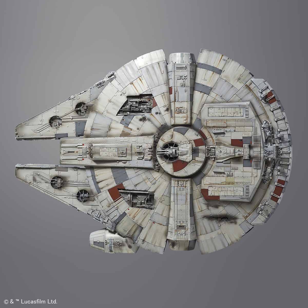 STAR WARS 1/72 PG MILLENNIUM FALCON MODEL KIT - Imagen 5