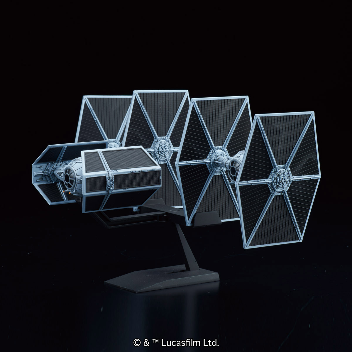 STAR WARS NON SCALE TIE ADVANCED X1 & TIE FIGHTER SET MODEL KIT - Imagen 4