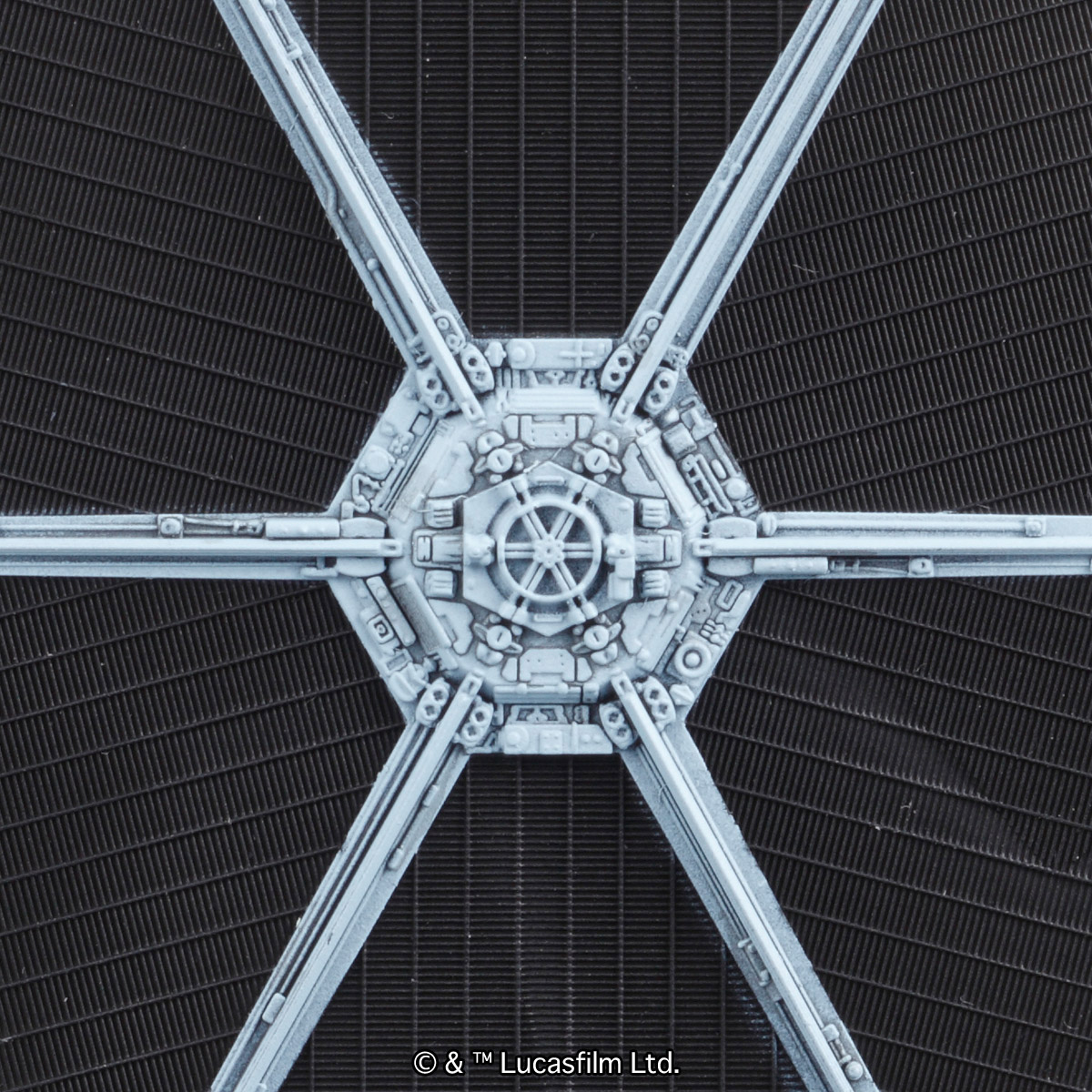 STAR WARS NON SCALE TIE ADVANCED X1 & TIE FIGHTER SET MODEL KIT - Imagen 6