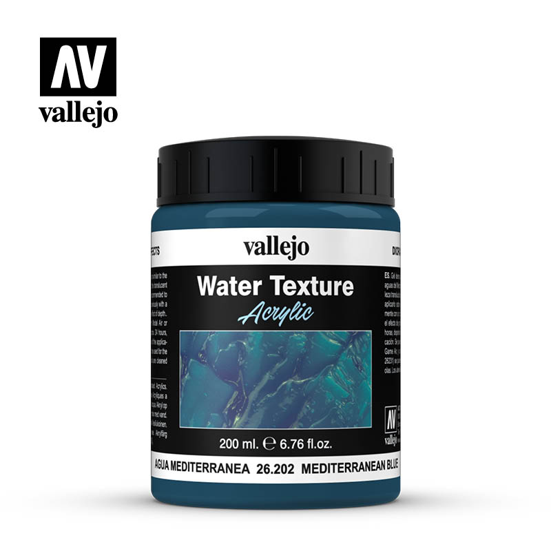 TEXTURAS DE AGUA 201-200ML. AZUL MEDITERRANEO 26202 - Imagen 3