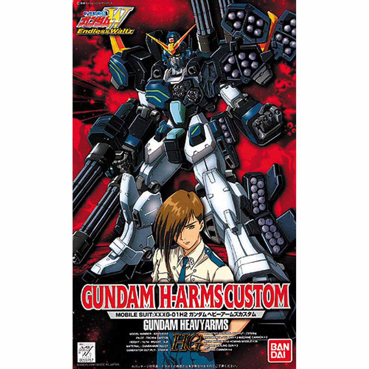VINTAGE GUNDAM WING EW 1/100 GUNDAM HEAVYARMS CUSTOM - Nº 04
