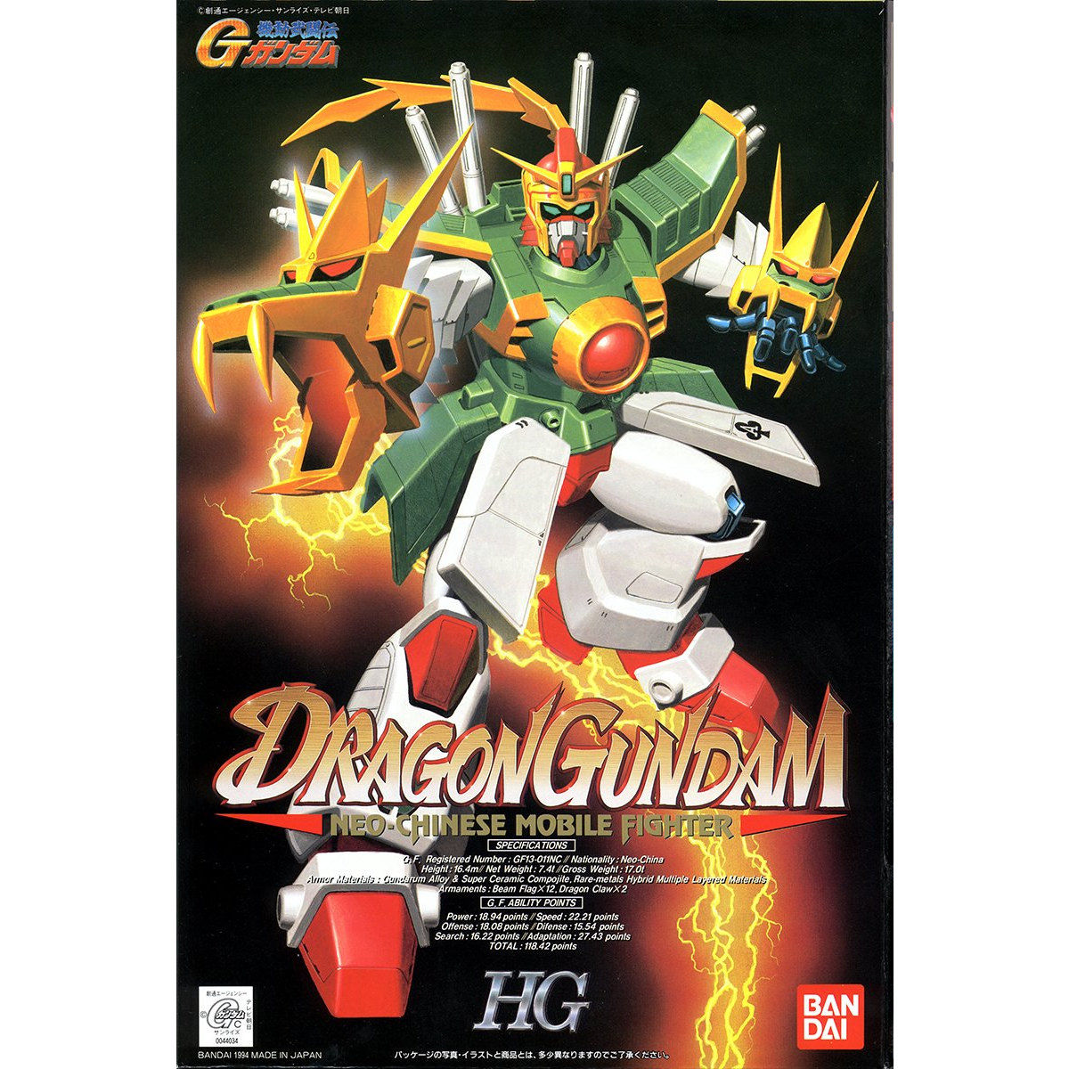 VINTAGE G GUNDAM 1/100 DRAGON GUNDAM - Nº 02