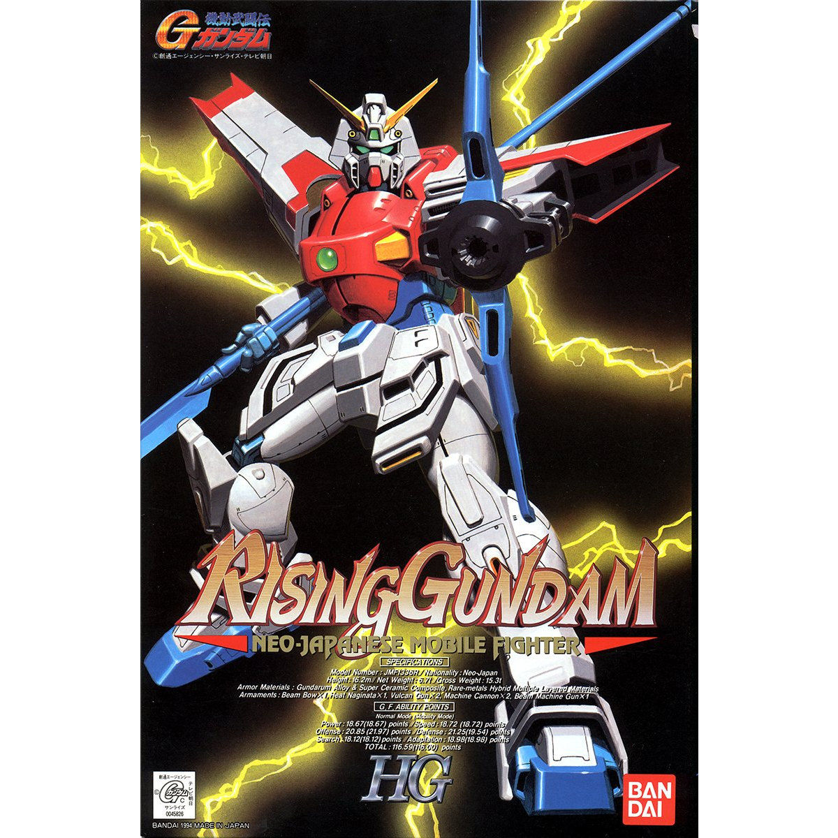 VINTAGE G GUNDAM 1/100 RISING GUNDAM - Nº 06