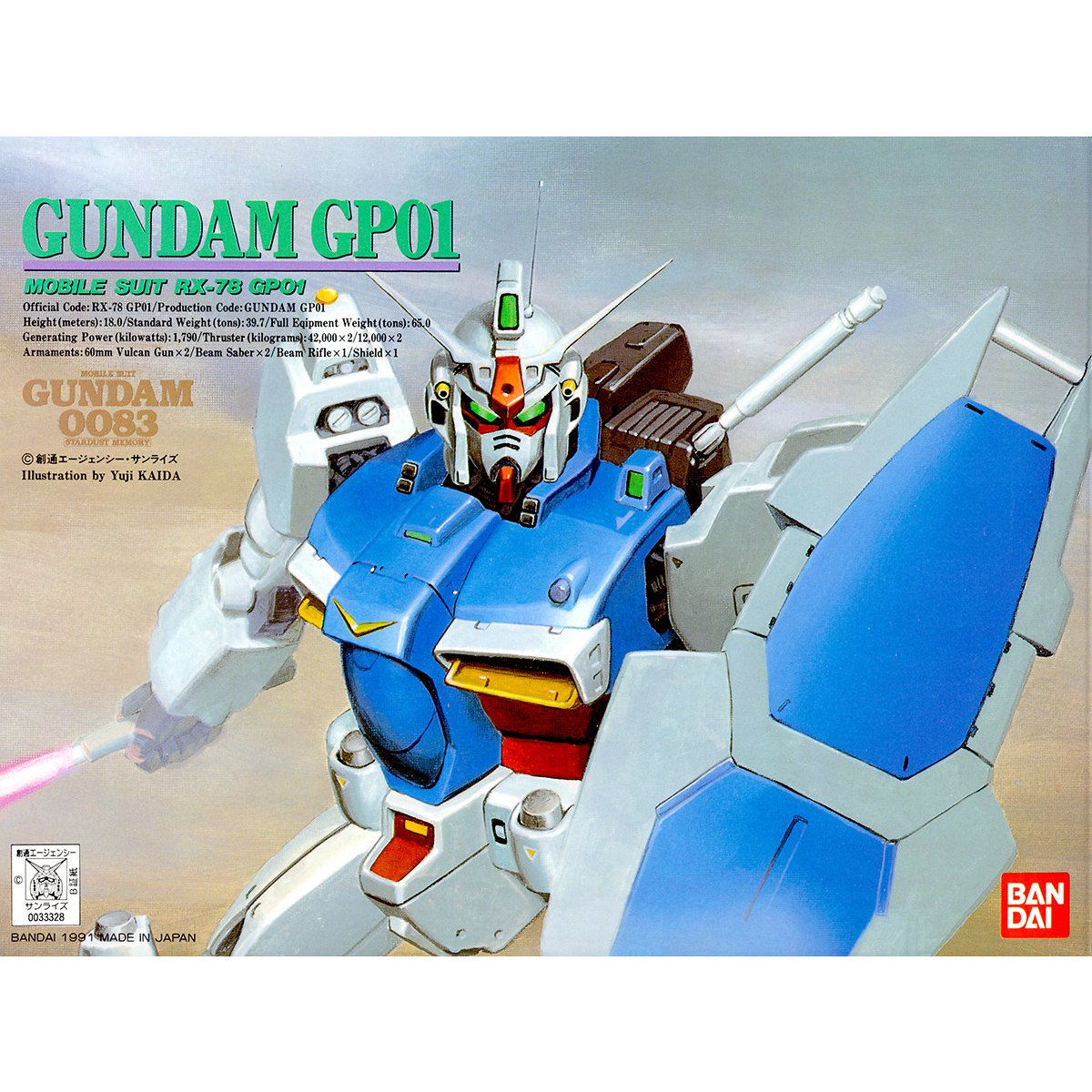 VINTAGE STAR DUST MEMORY 1/144 GUNDAM GP01 - Nº 01