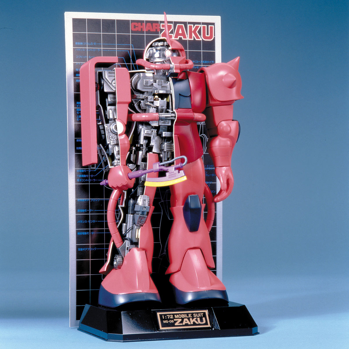 VINTAGE MSG 1/72 CHAR'S ZAKU II MECHANICAL MODEL - Nº 2 - Imagen 2