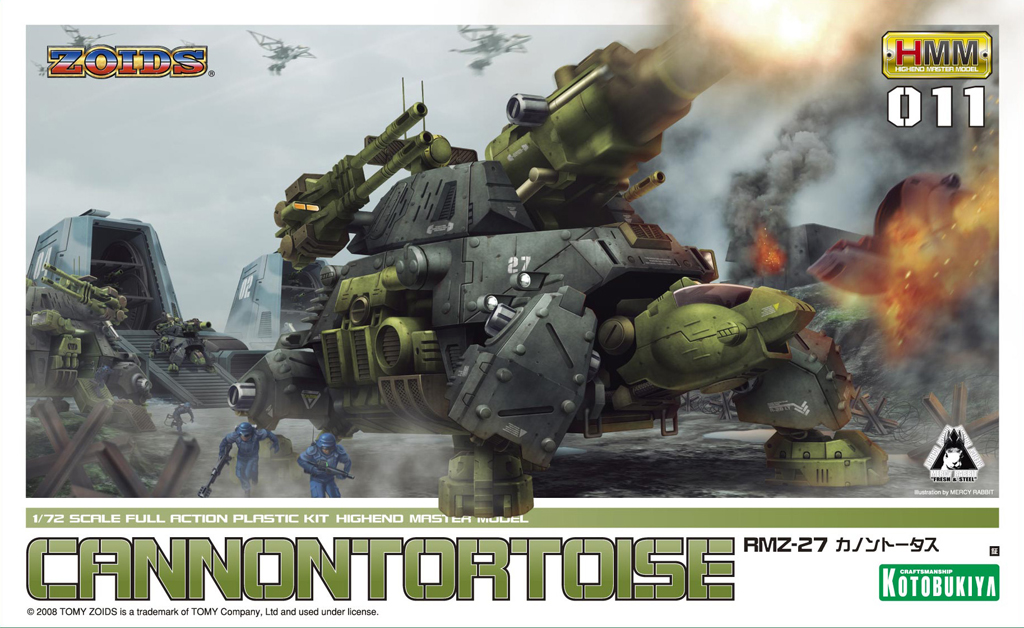 ZOIDS 1/72 CANNON TORTOISE - Nº 011