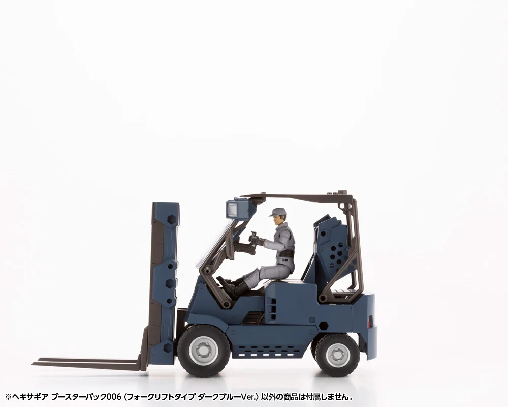 HEXA GEAR 1/24 BOOSTER PACK 006 FORKLIFT DARK BLUE VER. - Imagen 16