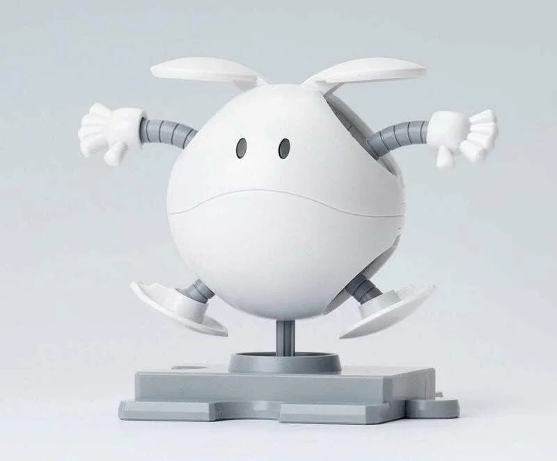 HGBF HAROPLA THE GUNDAM BASE LIMITED HARO PAINTING MODEL CLEAR & WHITE - Imagen 3